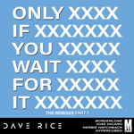 Only if You Wait for It (Borderlone Lofi Mix) by Dave Rice — cover art